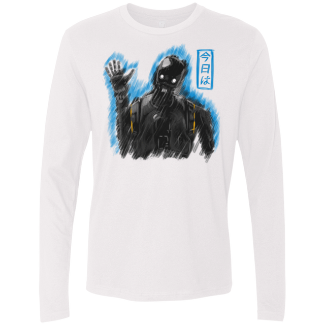 T-Shirts White / Small K-2SO Men's Premium Long Sleeve