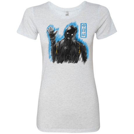 T-Shirts Heather White / Small K-2SO Women's Triblend T-Shirt