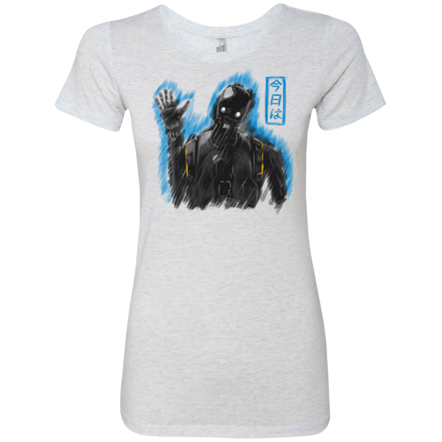 T-Shirts Heather White / Small K-2SO Women's Triblend T-Shirt