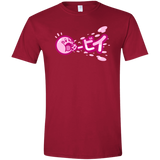 T-Shirts Cardinal Red / S Kabi Men's Semi-Fitted Softstyle