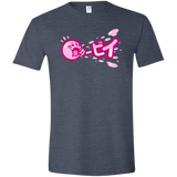 T-Shirts Heather Navy / S Kabi Men's Semi-Fitted Softstyle