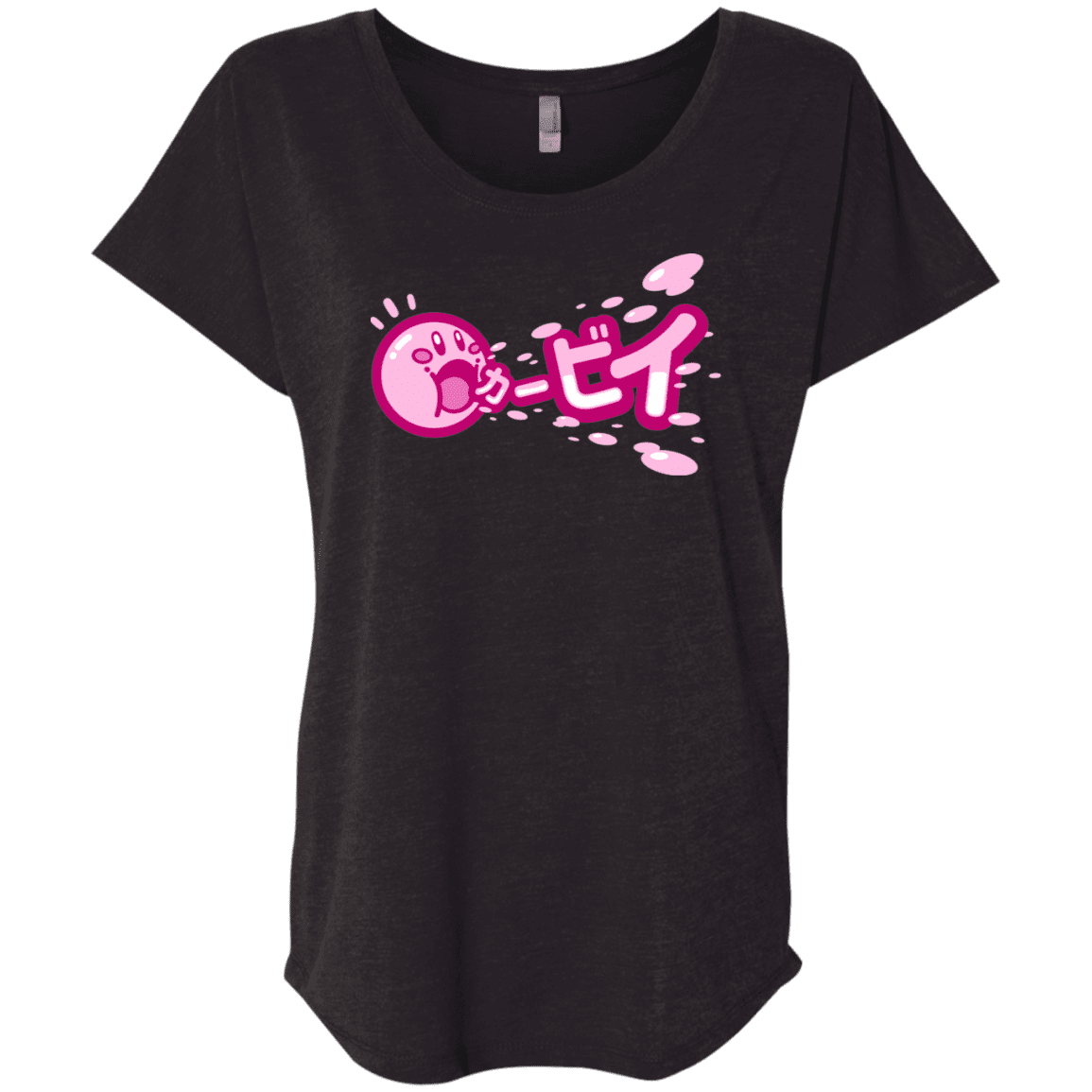 T-Shirts Vintage Black / X-Small Kabi Triblend Dolman Sleeve