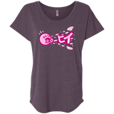 T-Shirts Vintage Purple / X-Small Kabi Triblend Dolman Sleeve