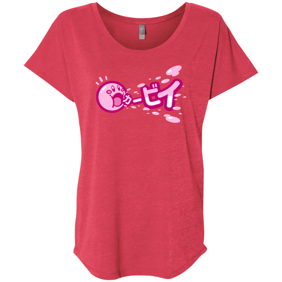 T-Shirts Vintage Red / X-Small Kabi Triblend Dolman Sleeve