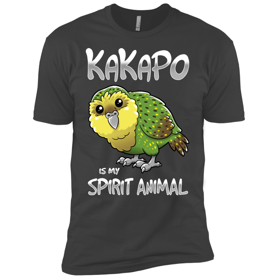 T-Shirts Heavy Metal / YXS Kakapo Spirit Animal Boys Premium T-Shirt