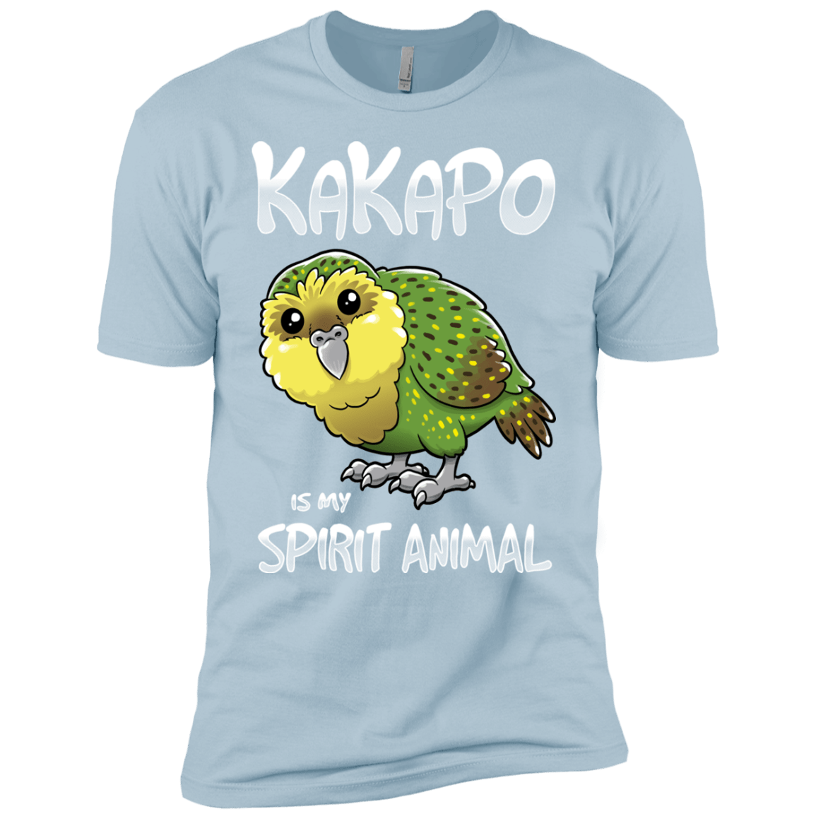 T-Shirts Light Blue / YXS Kakapo Spirit Animal Boys Premium T-Shirt