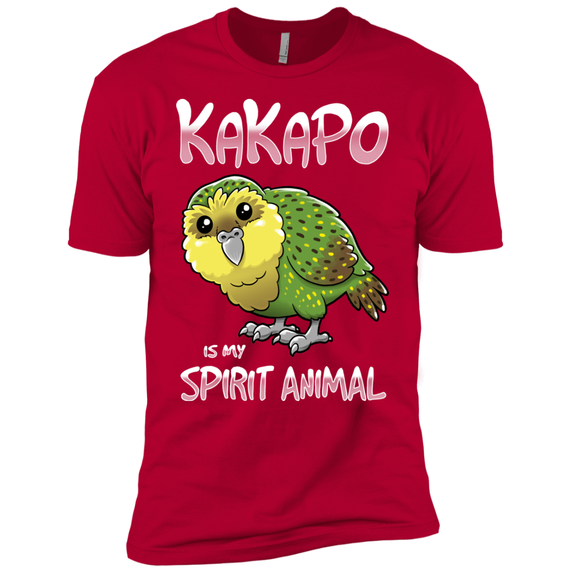 T-Shirts Red / YXS Kakapo Spirit Animal Boys Premium T-Shirt