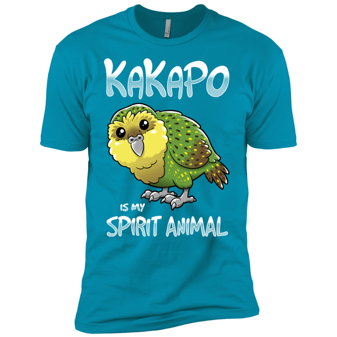 T-Shirts Turquoise / YXS Kakapo Spirit Animal Boys Premium T-Shirt