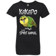 T-Shirts Black / YXS Kakapo Spirit Animal Girls Premium T-Shirt