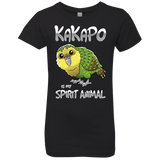 T-Shirts Black / YXS Kakapo Spirit Animal Girls Premium T-Shirt