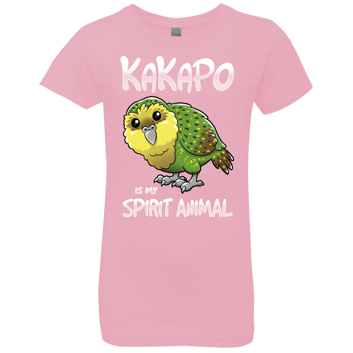 T-Shirts Light Pink / YXS Kakapo Spirit Animal Girls Premium T-Shirt
