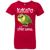 T-Shirts Red / YXS Kakapo Spirit Animal Girls Premium T-Shirt