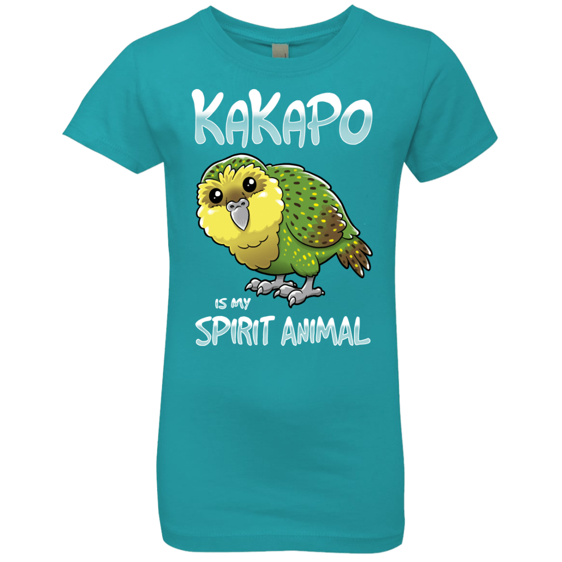 T-Shirts Tahiti Blue / YXS Kakapo Spirit Animal Girls Premium T-Shirt