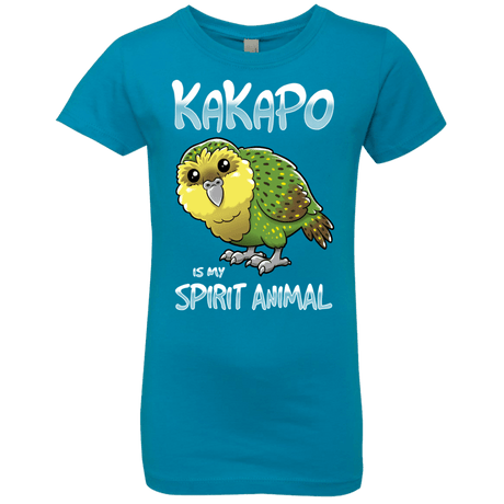 T-Shirts Turquoise / YXS Kakapo Spirit Animal Girls Premium T-Shirt