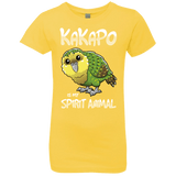 T-Shirts Vibrant Yellow / YXS Kakapo Spirit Animal Girls Premium T-Shirt