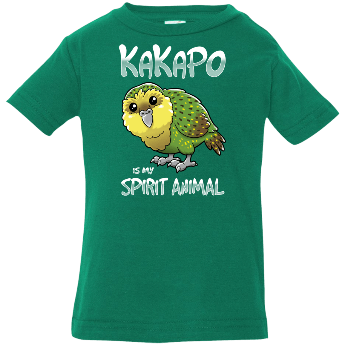 T-Shirts Kelly / 6 Months Kakapo Spirit Animal Infant Premium T-Shirt