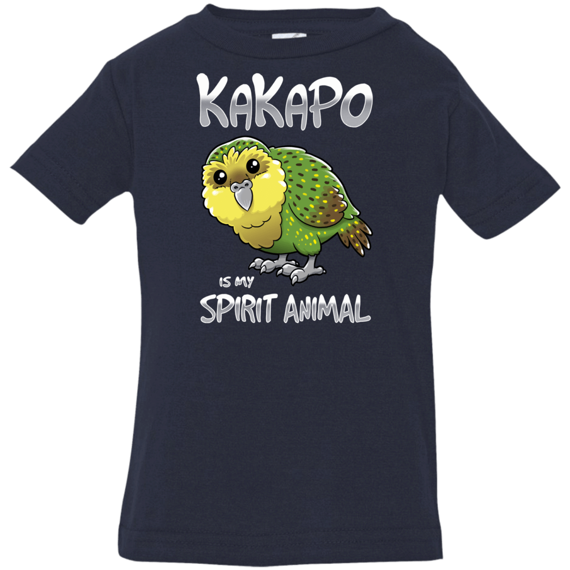 T-Shirts Navy / 6 Months Kakapo Spirit Animal Infant Premium T-Shirt