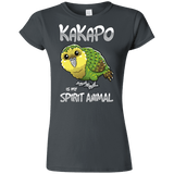 T-Shirts Charcoal / S Kakapo Spirit Animal Junior Slimmer-Fit T-Shirt