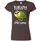 T-Shirts Dark Chocolate / S Kakapo Spirit Animal Junior Slimmer-Fit T-Shirt