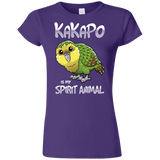 T-Shirts Purple / S Kakapo Spirit Animal Junior Slimmer-Fit T-Shirt