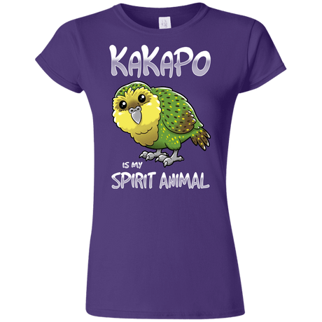 T-Shirts Purple / S Kakapo Spirit Animal Junior Slimmer-Fit T-Shirt