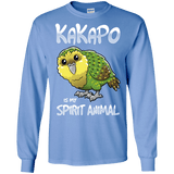 T-Shirts Carolina Blue / S Kakapo Spirit Animal Men's Long Sleeve T-Shirt