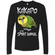 T-Shirts Black / S Kakapo Spirit Animal Men's Premium Long Sleeve