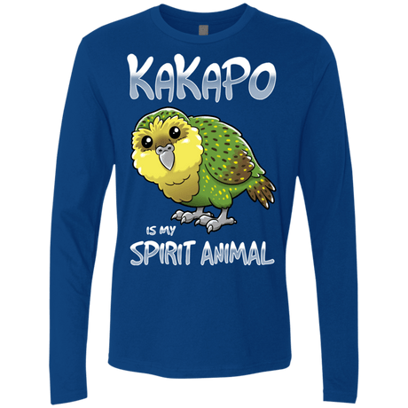 T-Shirts Royal / S Kakapo Spirit Animal Men's Premium Long Sleeve