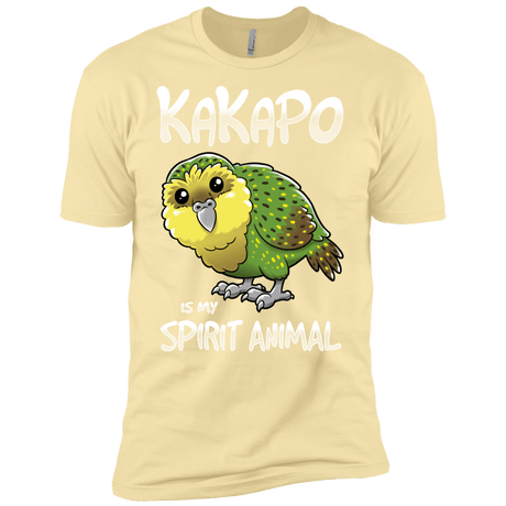T-Shirts Banana Cream / X-Small Kakapo Spirit Animal Men's Premium T-Shirt