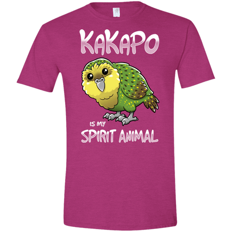 T-Shirts Antique Heliconia / S Kakapo Spirit Animal Men's Semi-Fitted Softstyle