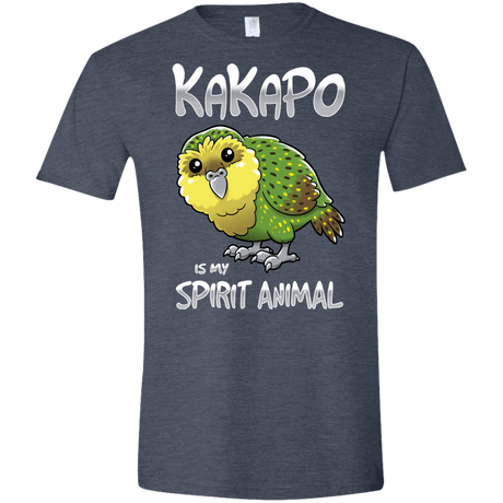 T-Shirts Heather Navy / S Kakapo Spirit Animal Men's Semi-Fitted Softstyle