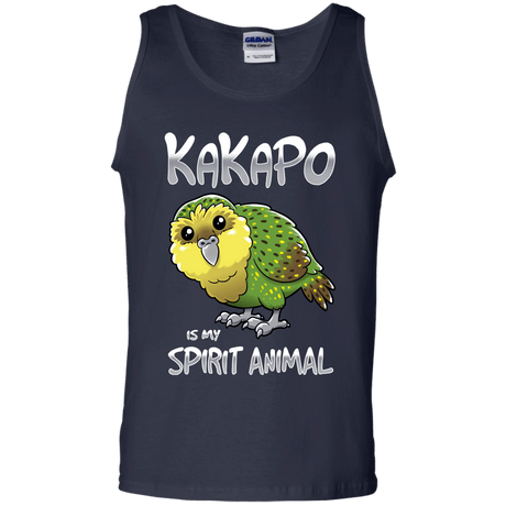 T-Shirts Navy / S Kakapo Spirit Animal Men's Tank Top
