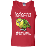 T-Shirts Red / S Kakapo Spirit Animal Men's Tank Top