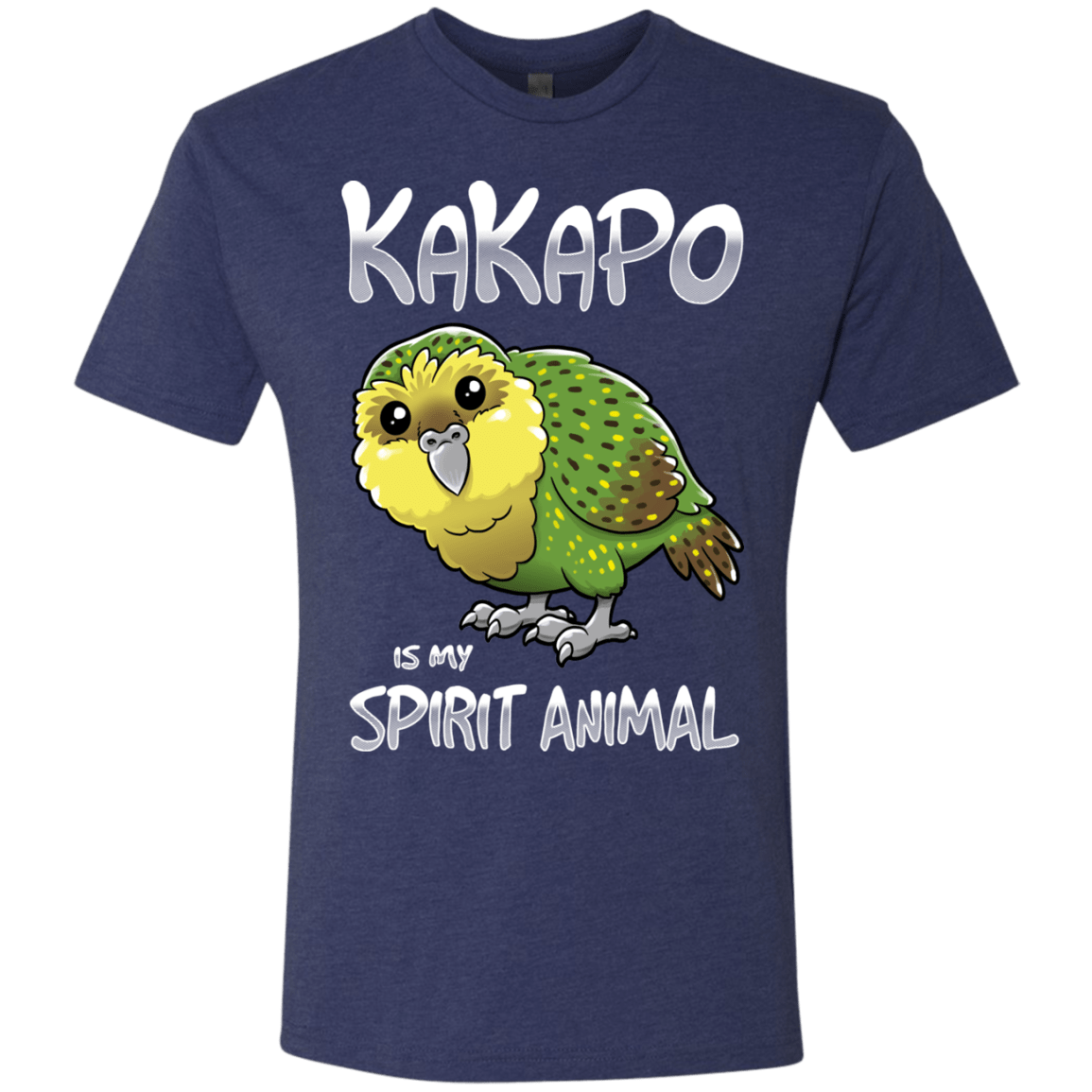 T-Shirts Vintage Navy / S Kakapo Spirit Animal Men's Triblend T-Shirt