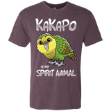 T-Shirts Vintage Purple / S Kakapo Spirit Animal Men's Triblend T-Shirt