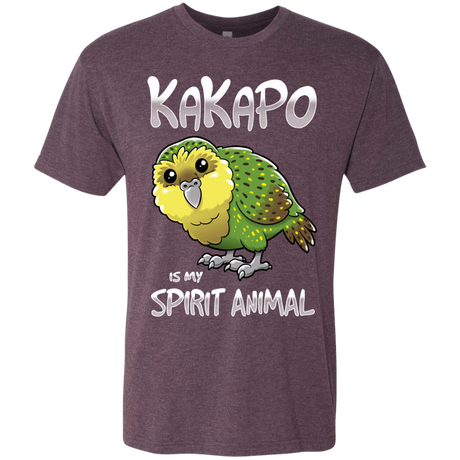 T-Shirts Vintage Purple / S Kakapo Spirit Animal Men's Triblend T-Shirt