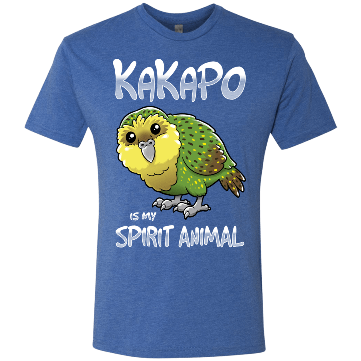 T-Shirts Vintage Royal / S Kakapo Spirit Animal Men's Triblend T-Shirt