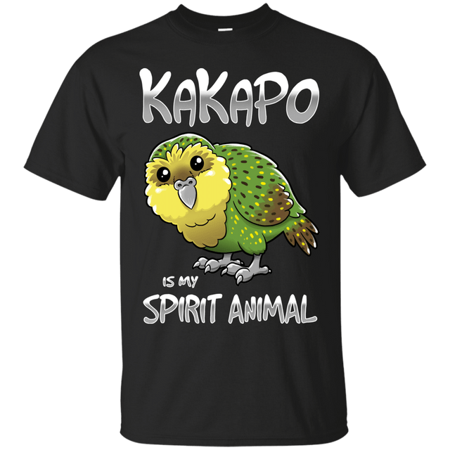 T-Shirts Black / S Kakapo Spirit Animal T-Shirt