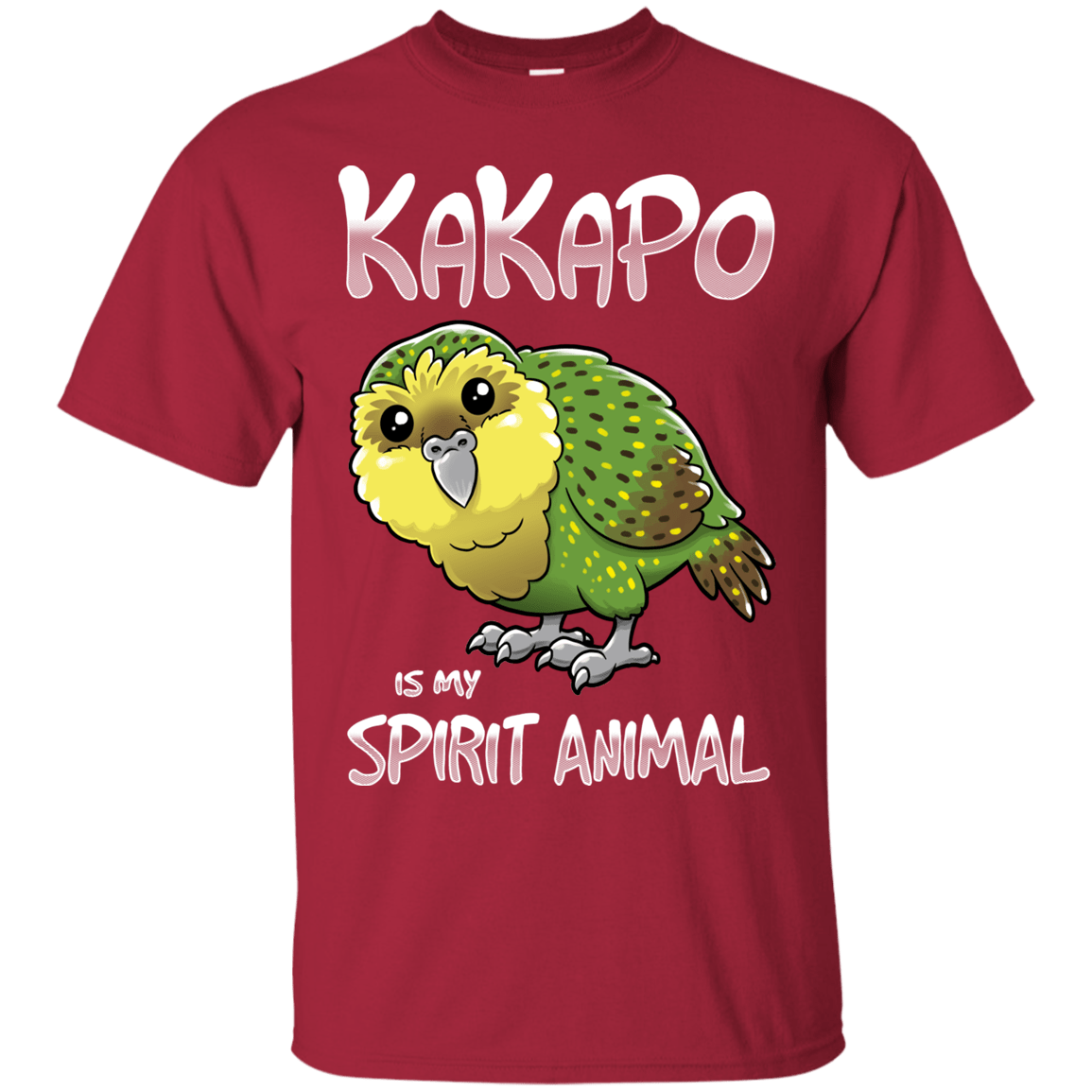 T-Shirts Cardinal / S Kakapo Spirit Animal T-Shirt