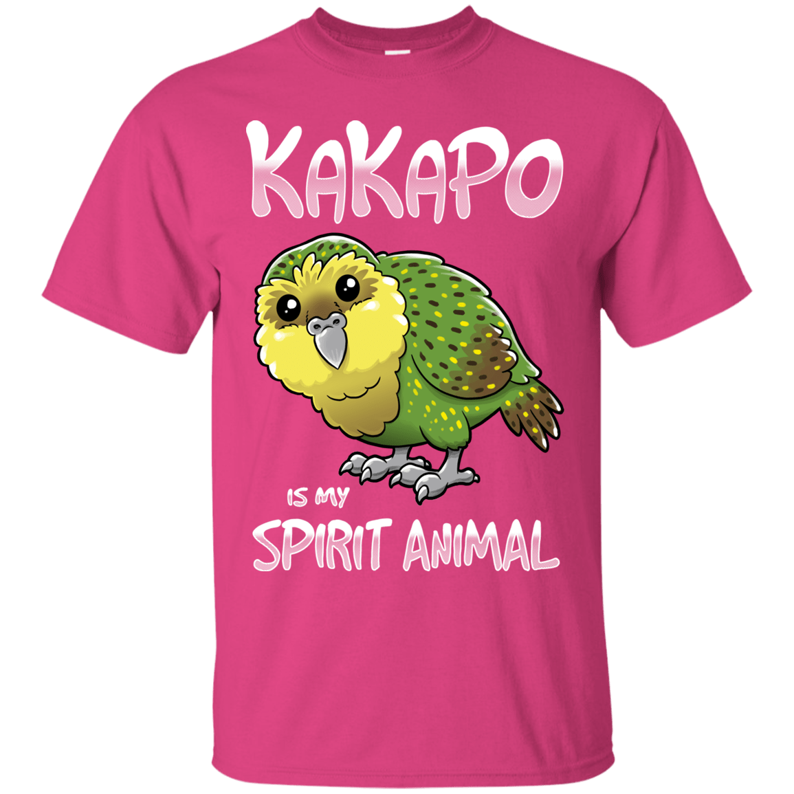 T-Shirts Heliconia / S Kakapo Spirit Animal T-Shirt