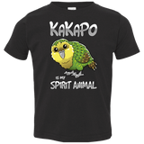 T-Shirts Black / 2T Kakapo Spirit Animal Toddler Premium T-Shirt