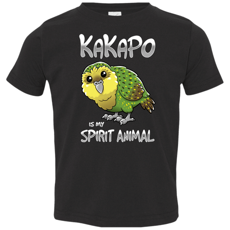 T-Shirts Black / 2T Kakapo Spirit Animal Toddler Premium T-Shirt