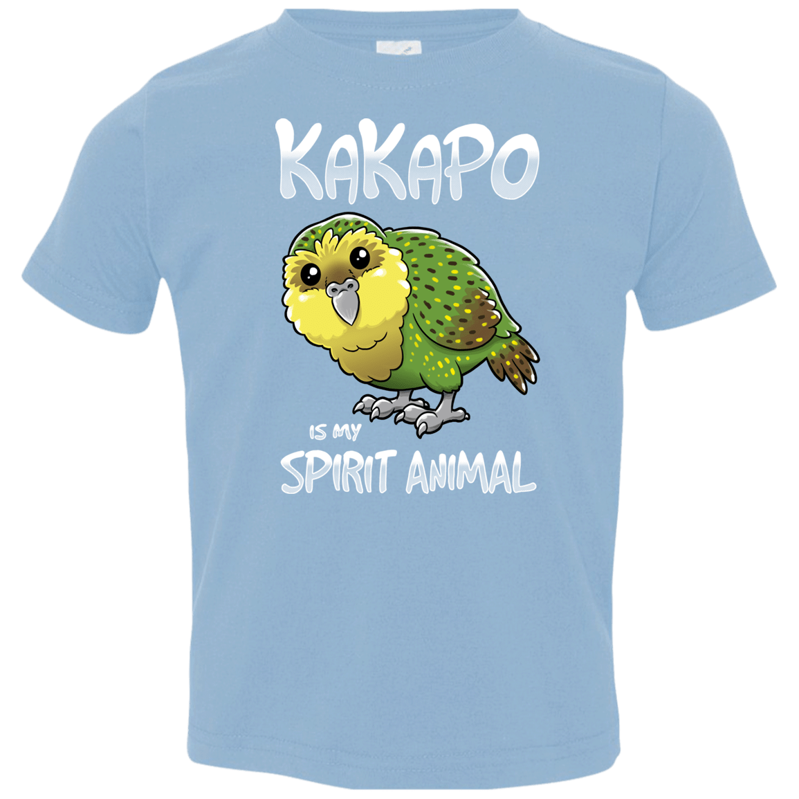 T-Shirts Light Blue / 2T Kakapo Spirit Animal Toddler Premium T-Shirt