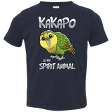 T-Shirts Navy / 2T Kakapo Spirit Animal Toddler Premium T-Shirt