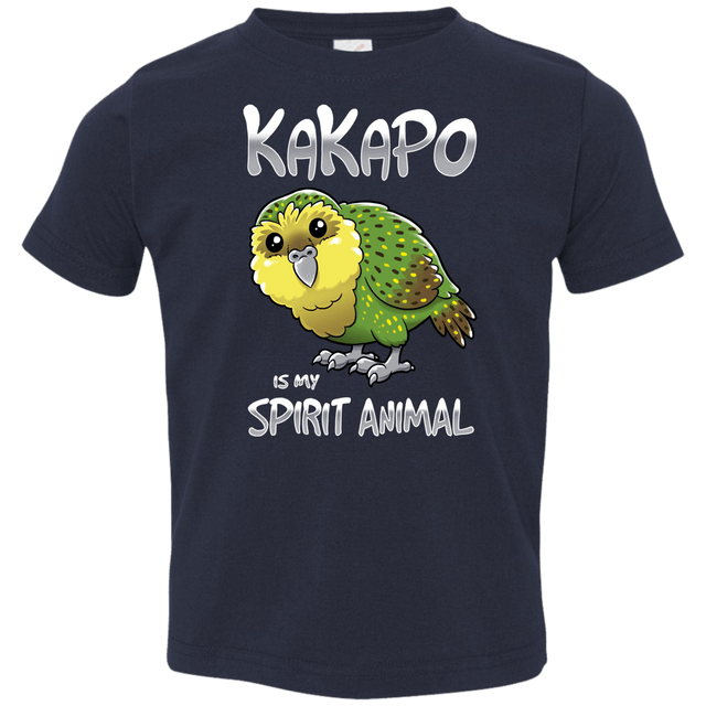 T-Shirts Navy / 2T Kakapo Spirit Animal Toddler Premium T-Shirt