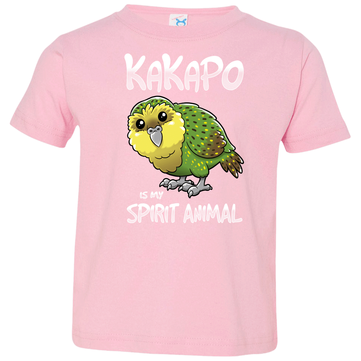 T-Shirts Pink / 2T Kakapo Spirit Animal Toddler Premium T-Shirt