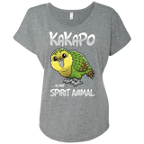 T-Shirts Premium Heather / X-Small Kakapo Spirit Animal Triblend Dolman Sleeve