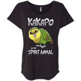 T-Shirts Vintage Black / X-Small Kakapo Spirit Animal Triblend Dolman Sleeve