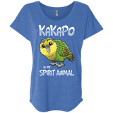 T-Shirts Vintage Royal / X-Small Kakapo Spirit Animal Triblend Dolman Sleeve