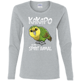 T-Shirts Sport Grey / S Kakapo Spirit Animal Women's Long Sleeve T-Shirt